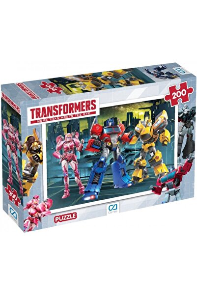 mavi su dünyası Transformers Puzzle 200 Parça