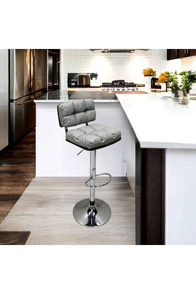 Al Saada Home Gray Bar Chair 120 x 45 x 45 cm