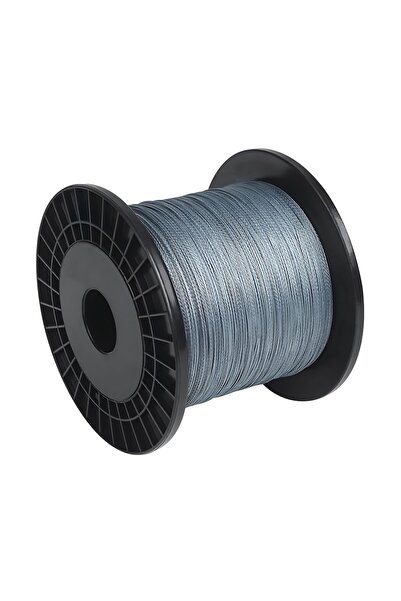 Hokkaido STRIKE 0.10 مم X8-8 طبقات 1000 متر، يسحب 7.2 كجم، خيط رمادي اللون، محبوك، خيط حريري