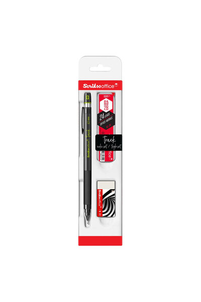 Scrikss Office Scrikss Track 3'lü Set Mekanik Kurşun Kalem 0.5 mm Yeşil