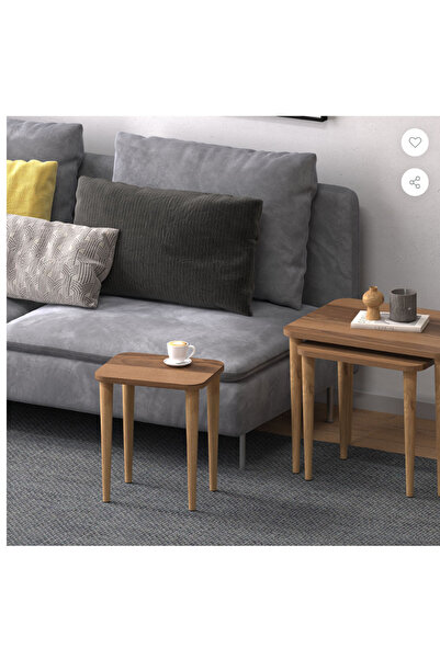 home plus mobilya طقم حمام 3 قطع من خشب الجوز مقاس 18 ملم