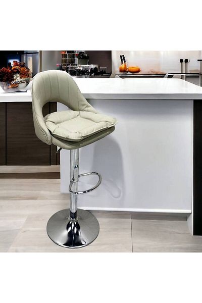 Al Saada Home Beige Bar Chair 125 x 45 x 45 cm