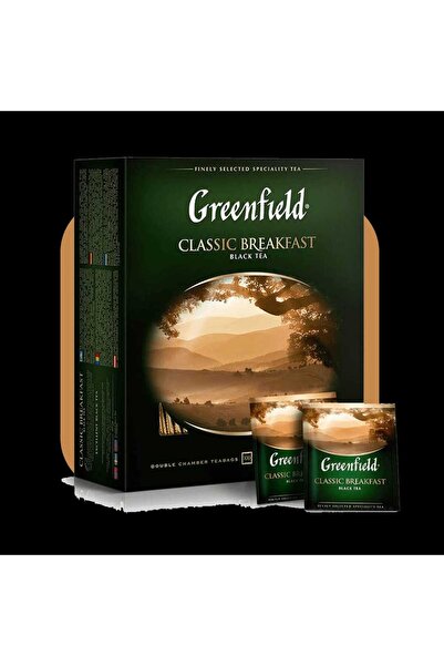 TEA جرين فيلد شاي اسود من مجموعة كلاسيك بريكفاست كلاسيك، شاي متخصص بدقة 100كي...
