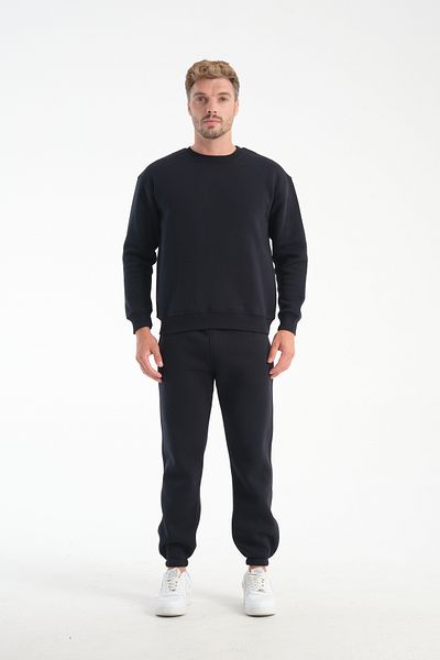 kaphone 10 Men's Pamulu 3 Thread Inside Fleece 0 Collar Tracksuit Set