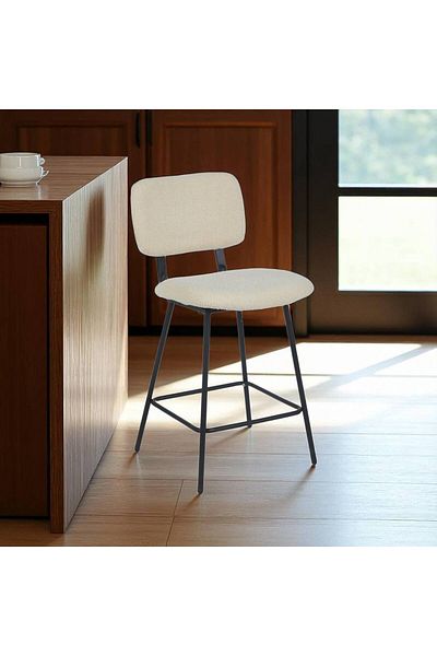 Al Saada Home Limited Quantity Bar Chair - Blue - 37 x 41 x 106 cm
