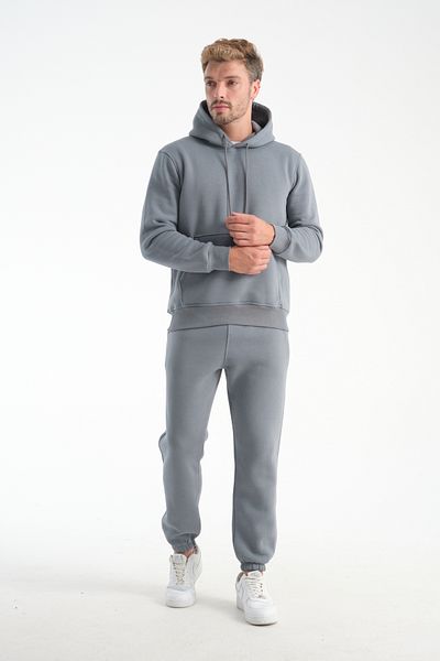 kaphone 10 Men's Pamulu 3 Thread Fleece Hooded Tracksuit Set