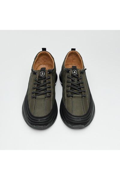 derinet Hakiki Deri Comfort Erkek Sneaker