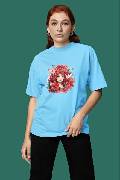 ArtYus ΚΟΡΙΤΣΙΑ/ΓΥΝΑΙΚΕΙΑ ΜΠΛΟΥΖΑ ΜΕ ΚΟΚΚΙΝΑ ΜΑΛΛΙΑ ΜΕ ΣΤΑΥΡΩΜΕΝΟ ΣΤΑΥΡΟ ΜΕ Σ...