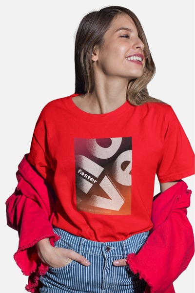 ArtYus TRIOCĂ CU MÂNĂ SCURTĂ CU Gât rotund, IMPRIMATĂ FASTER NOVE, PENTRU FAT...