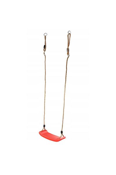 OEM Leagăn pentru copii, MT Malatec, leagăn din frânghie 175 cm, inele de prindere, roșu