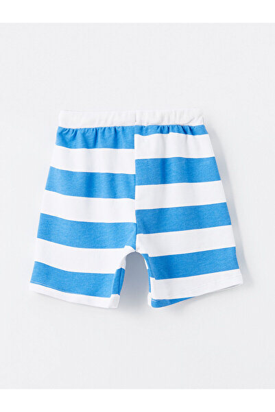 LC Waikiki Striped Elastic Waist Shorts for Baby Boy