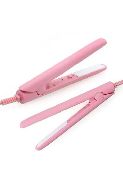 OEM Mini hair curling iron, ultra-thin design, easy to use, pink