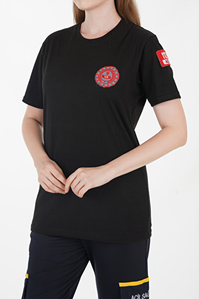 Ekg Medikal 112 Çağrı Merkezi Sıfır Yaka Comfort T-shirt (Unisex-Fileli)