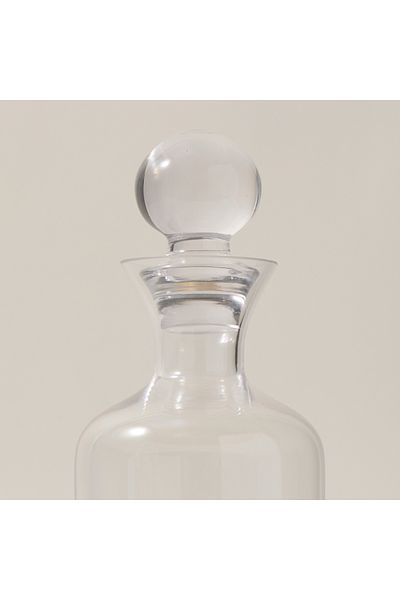 LA MESA Decanter With Gold Dense Grid Cutting