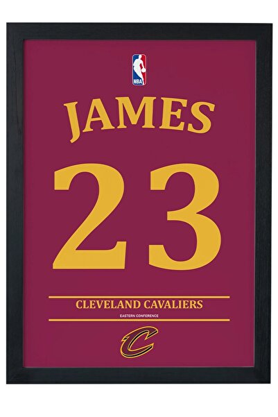 gxe.art Плакат с черна рамка, дизайн на Леброн Джеймс