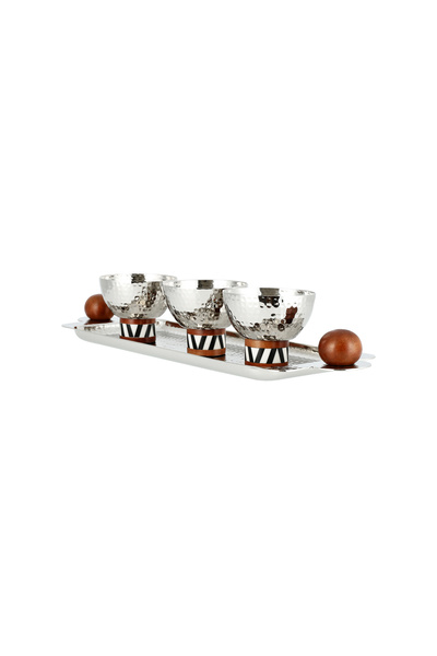LA MESA Tray Set With 3 Bowl