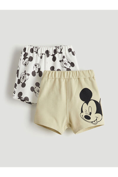 LC Waikiki Baskılı Erkek Bebek Şort 2'li