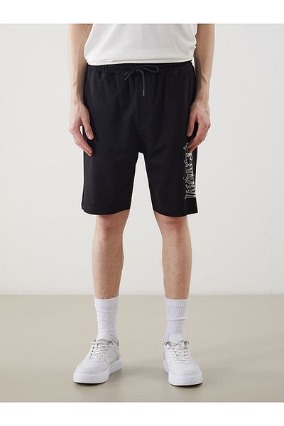 LC Waikiki Ανδρικό σορτς με τυπωμένο Venom Standard Fit