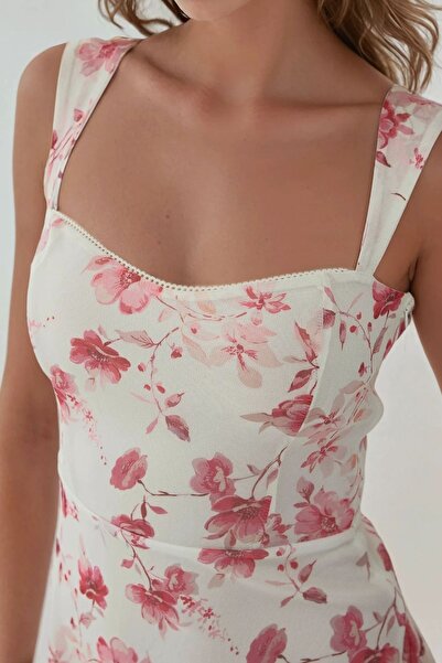 Hiccup Μίνι τούλι φόρεμα με πουά με λαιμόκοψη