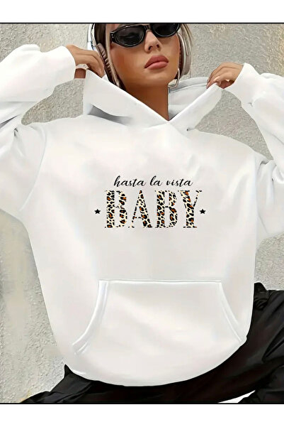 PERISENSE سترة Hasta La Vista Baby مع تفاصيل نصية