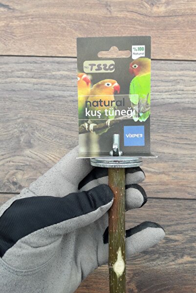 Vixpet Venty 36 cm Natural Parrot Leg |   Branch Trench |   For Friendship, Forpus, for Love and Paradise - T520