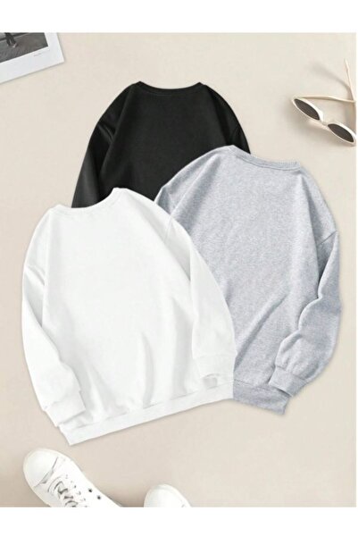 Hunors Sportswear & Company Unisex 3-Piece Crew Neck Sweatshirt