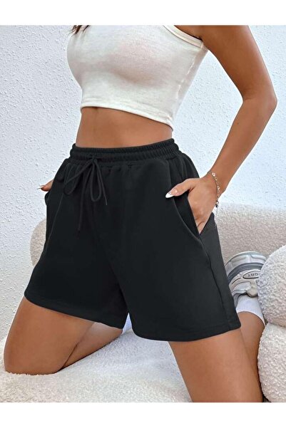berfmoda SİYAHHH RENK YAZLIK BOMBA ŞORT TER TUTMAYAN İKİ İPLİK