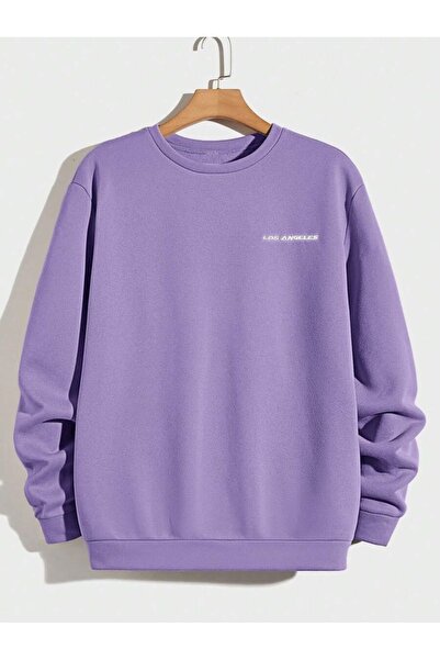 kahire سويت شيرت مطبوع عليه الصدر الأيسر للجنسين من لوس أنجلوس