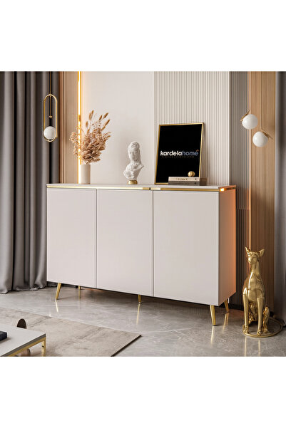 Kardelahome Kardela %100 1.Kalite Mdf Modern Konsol 180 Cm