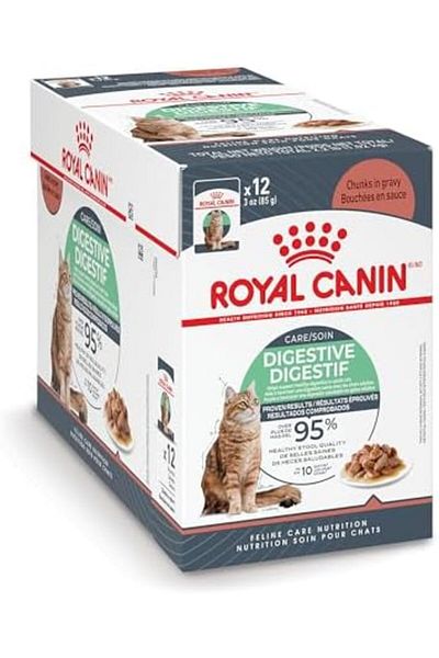 Royal Canin Digestive In Gravy Wet Food for Cats with Digestive Problems 12*85g