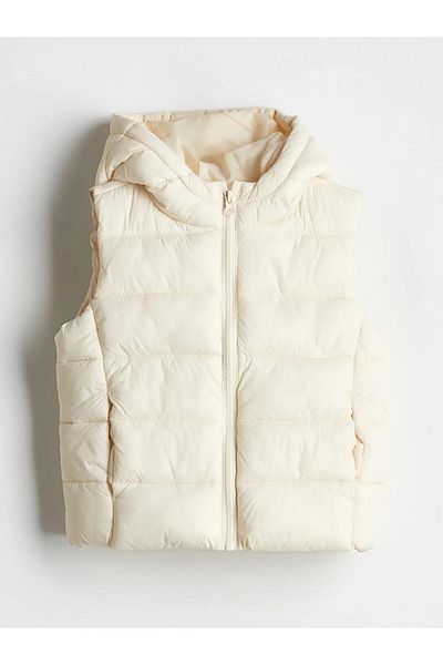 LC Waikiki Lcw Kids Girl's Puffer Vest with Hood (W5)