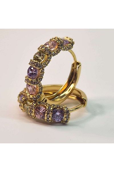 My Bijoux Cercei placati cu aur Gloria