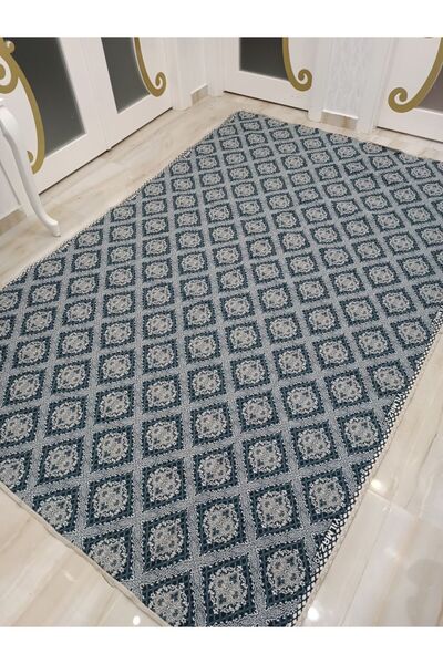 Yarençeyiz Halı Örtüsü Çift Yönlü Dokuma Savan Kilim