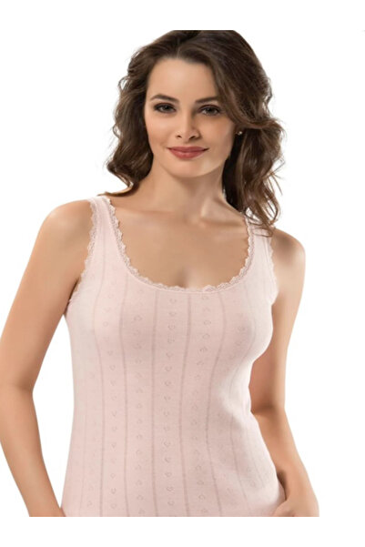 BENALİ Underwear Erdem Heart Pattern Ribbed Undershirt