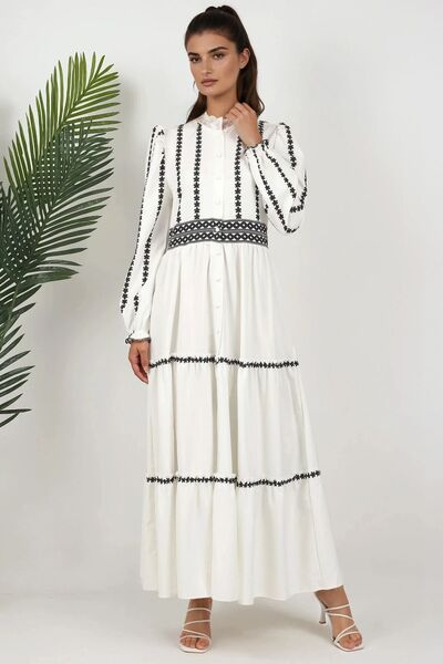 Hiccup Rochie lungă Floral Tippet