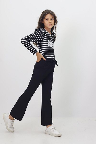 Kamex Sister Embroidered Tie-Dye Top-Pants Girl's Set