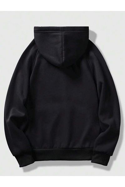 Hunors Sportswear & Company Hanorac oversize cu glugă cu imprimeu WINTER SNOW pentru bărbați