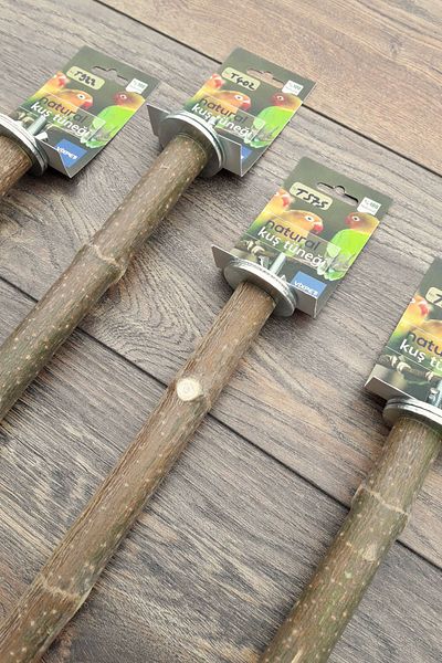 Vixpet Venty 4-Piece Natural Parrot Perch Set |   Branch Trench |   Sultan, Monk, Lori, Konur, Senegal - M558