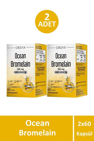 Ocean Bromelain 60 Kapsül 2 Adet