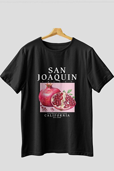 Ankhises تي شيرت San Joaquin Nar مطبوع من الأمام كبير الحجم للرجال والنساء من...