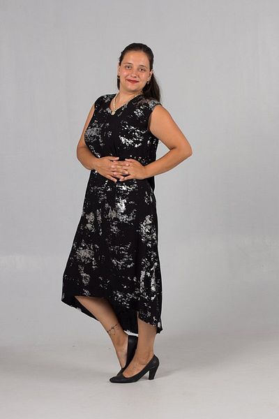 Truva XXL Gilded Cotton Stylish and Lightweight Gilded Sleeveless Dress