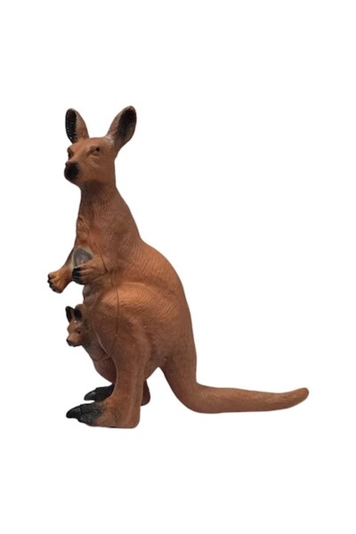 MASHASHOP Figurină Cangur, maro deschis, 16 cm