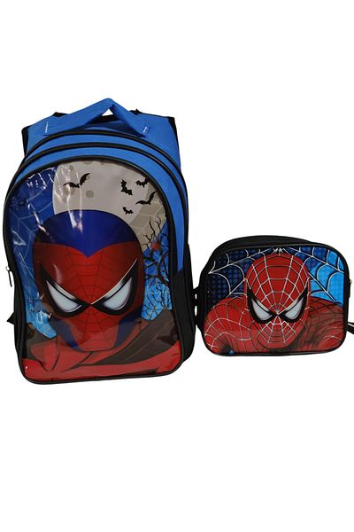 PartAntalya Geantă pentru băiat Spiderman cu trei ochi pentru școala primară