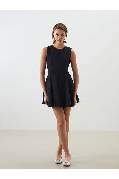LC Waikiki Flared Mini Jean Dress