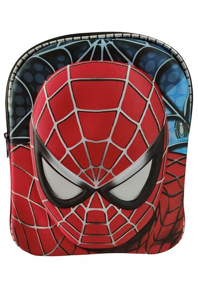 PartAntalya Geantă de școală pentru băiat Spiderman cu trei ochi cu model în relief
