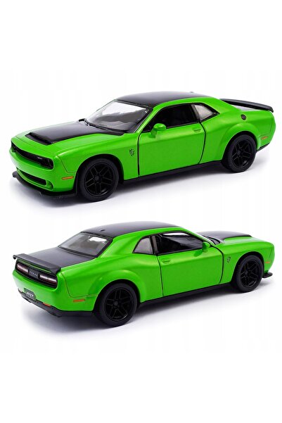 Kinsmart 2023 Dodge Challenger Srt Demon 170 Edition, Black/White - 5461D