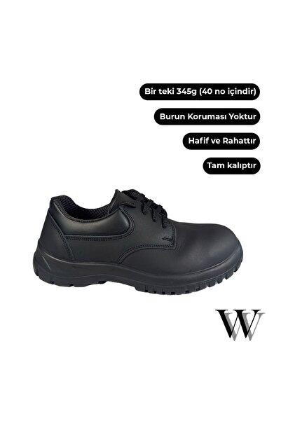 e&e Mekap Staff Siyah Microfiber 4 Mevsim Yarı Ortopedik Günlük/İş Ayakkabısı...