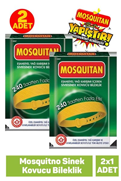 Mosquitan Mosquitno Sinek Kovucu Bileklik 2 Adet