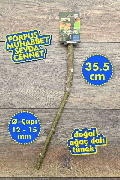 Vixpet Venty 35.5 cm Natural Parrot Leg |   Branch Trench |   Budgie, Sevda, Forpus, Paradise - T131