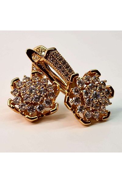 My Bijoux Cercei placati cu aur Carina